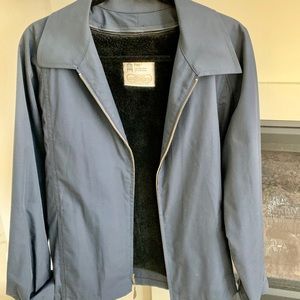 London Fog Vintage Fur Lined Coat